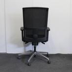 Interstuhl 174G Bureaustoel Zwart Chroom Netweave Smalle Arm, Gebruikt, Zwart, Ophalen of Verzenden, Bureaustoel