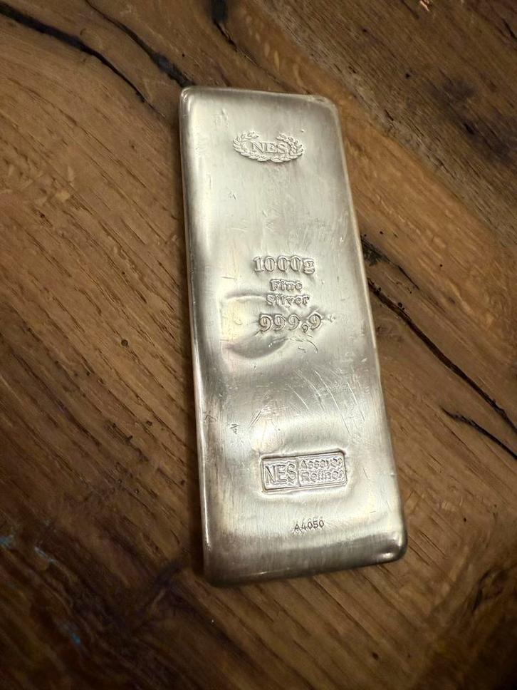 1 kilo puur zilver NES - NORDDEUTSCHE ES 999 zilver, Postzegels en Munten, Edelmetalen en Baren, Zilver, Ophalen of Verzenden