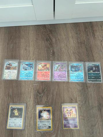 Pokemon kaarten 6 masterball en 3 oude kaarten beschikbaar voor biedingen