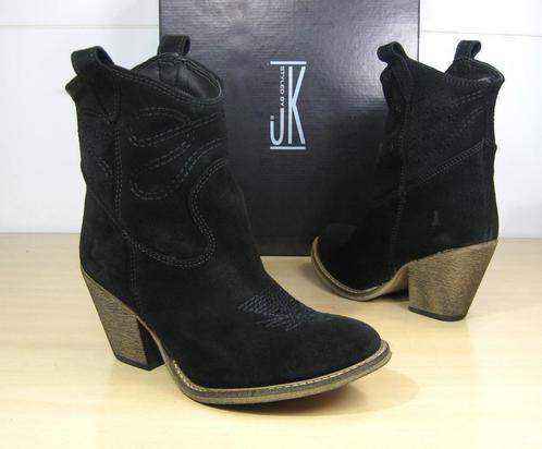 Nieuw JK leer zwarte enkellaarsjes met hak maat 37, Kleding | Dames, Schoenen, Nieuw, Lage of Enkellaarzen, Zwart, Ophalen of Verzenden