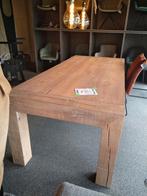 Massief eiken eetkamer tafel gerookt, Ophalen of Verzenden, Nieuw