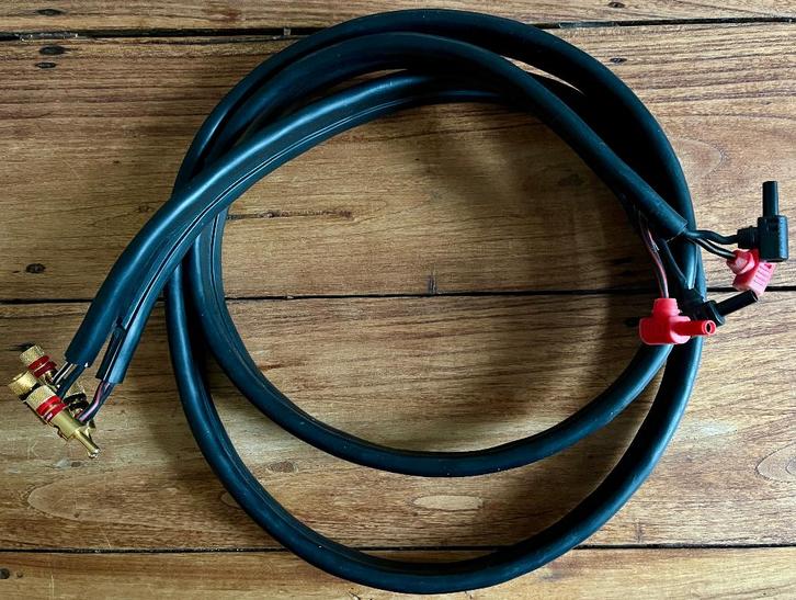 Linn K400 BiwireLuidspeaker kabel 1x 2M + BFA + MonitorCable, Audio, Tv en Foto, Audiokabels en Televisiekabels, Gebruikt, 2 tot 5 meter