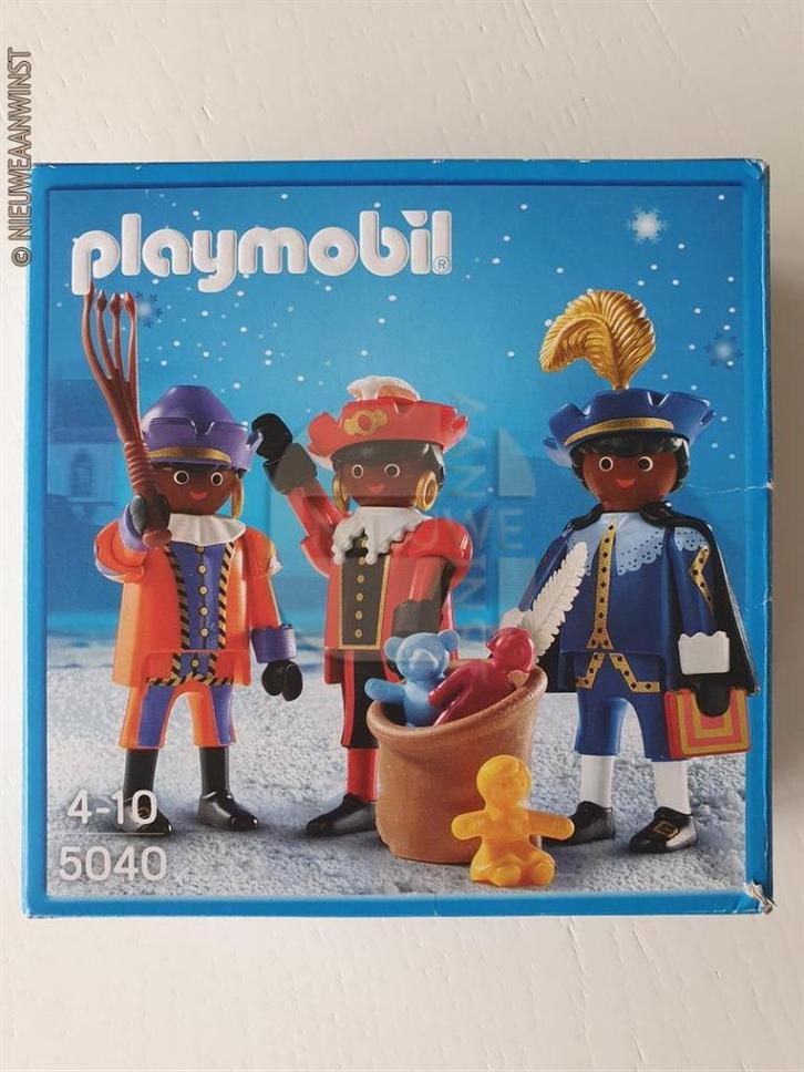 Playmobil 5040 - 3 zwarte Pieten, Diversen, Sinterklaas, Zo goed als nieuw, Verzenden