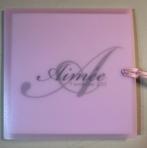 Geboortekaartje  Aimée 9-11-2012, met plastic kaft, Verzamelen, Geboortekaartjes en Visitekaartjes, Ophalen of Verzenden, 2000 tot heden