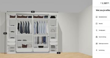 IKEA PAX kledingkast 300x58x236 cm