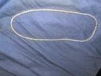 Ketting riviera / tennis necklace, Ophalen of Verzenden, Zo goed als nieuw, Zilver, Zilver