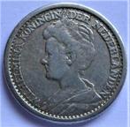 Nederland 25 cent 1914.( 15 ), Zilver, Koningin Wilhelmina, Losse munt, 25 cent
