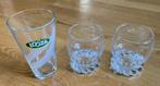 Limonadeglas Looza 3 stuks vintage, Ophalen of Verzenden, Zo goed als nieuw, Frisdrankglas