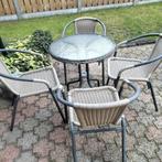 Tuinset, Tuin en Terras, Tuinsets en Loungesets, Ophalen, Gebruikt, Aluminium, Tuinset