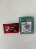 Pokémon Ruby & Crystal - Game Boy spellen, Spelcomputers en Games, Games | Nintendo Game Boy, 1 speler, Ophalen of Verzenden, Gebruikt