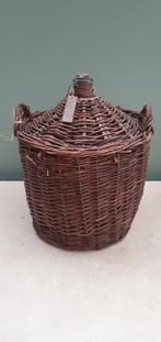 Decoratieve fles in riet - Sfeermaker, Huis en Inrichting, Minder dan 50 cm, Gebruikt, Minder dan 50 cm, Ophalen of Verzenden