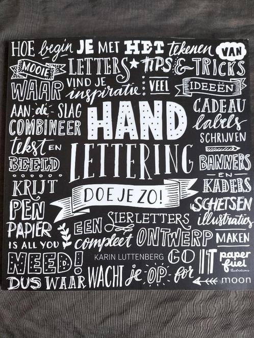 Karin Luttenberg - Handlettering doe je zo!, Boeken, Hobby en Vrije tijd, Zo goed als nieuw, Tekenen en Schilderen, Verzenden