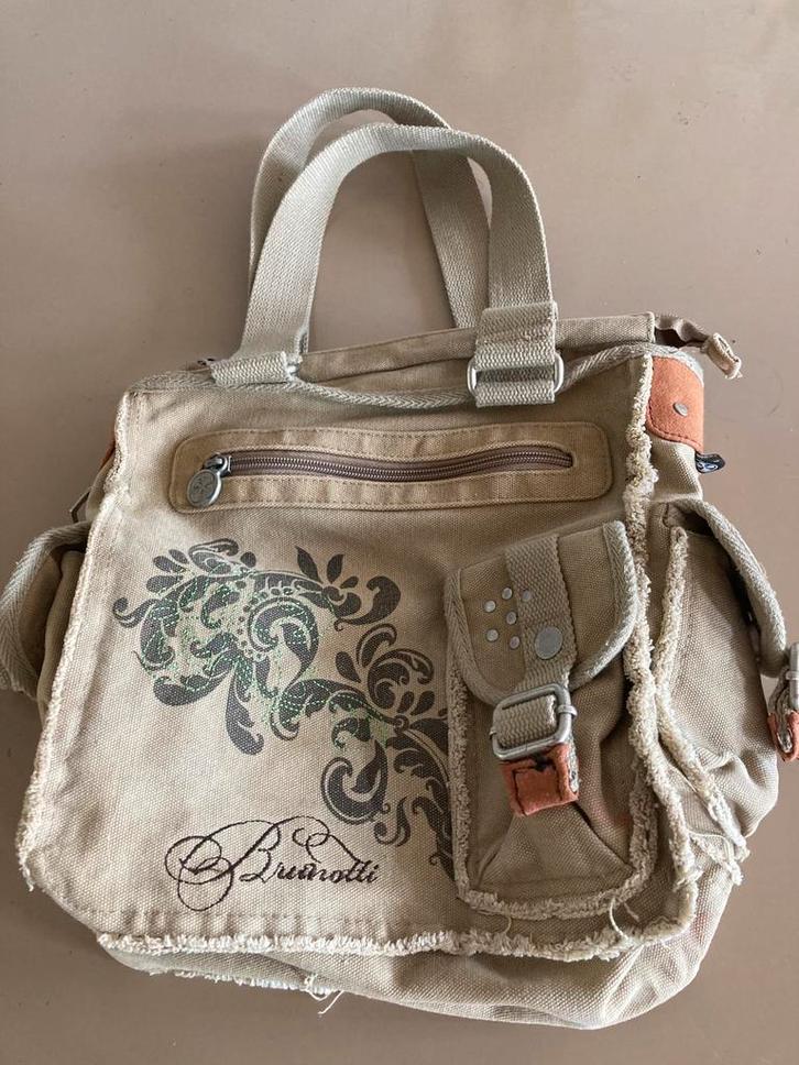 Brunotti handtas, Sieraden, Tassen en Uiterlijk, Tassen | Damestassen, Zo goed als nieuw, Handtas, Ophalen of Verzenden