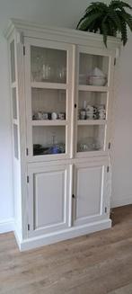 Stijlvolle witte buffetkast, Huis en Inrichting, Kasten | Buffetkasten, Ophalen, 100 tot 150 cm, Klassiek, 150 tot 200 cm