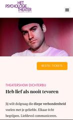 16 dec Psychologie in theater: dichterbij (leeuwarden), Tickets en Kaartjes, Twee personen, December