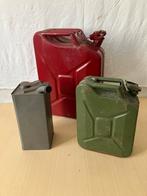 Jerrycans - Set van 3 stuks, Ophalen, Gebruikt, Oldtimer onderdelen