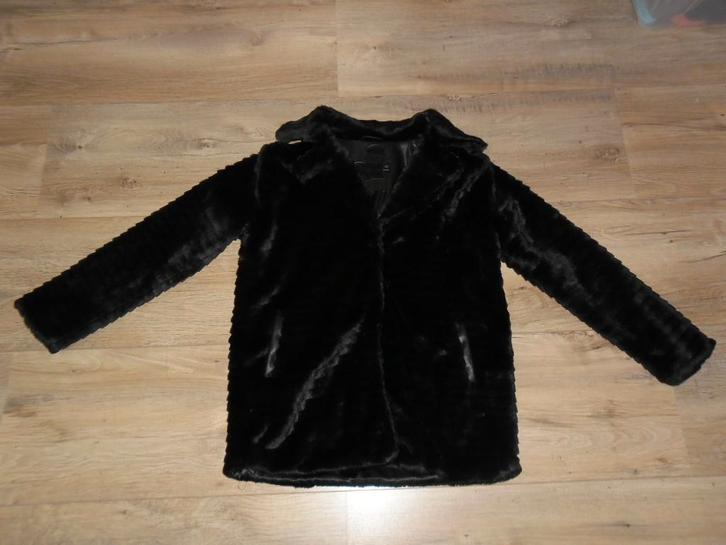 Anna Scott Boras Zwarte Imitatie Bontjas Maat M, Kleding | Dames, Jassen | Winter, Nieuw, Maat 38/40 (M), Zwart, Ophalen of Verzenden