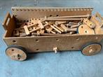 Kircher junior ingenieur speelgoed hout partij vintage bouw, Ophalen of Verzenden, Gebruikt, Overige typen