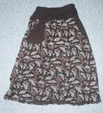 Mooie nieuwe rok mt M zwart met wit bruin bloemen, Maat 38/40 (M), Zwart, Nieuw, Ophalen of Verzenden