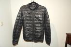 Armani dons jas licht gewicht merk druk op de borst S/M, Gedragen, Blauw, Armani, Maat 36 (S)