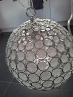 Mooie hanglamp met nep kristallen bol, Gebruikt, Ophalen of Verzenden, Modern, Minder dan 50 cm