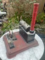 Blikken stoommachine antiek  speelgoed Germany DC, Antiek en Kunst, Antiek | Speelgoed, Ophalen of Verzenden