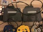 Nintendo 64 Lot - 2 Consoles,  5 Controllers & Games!, Ophalen, Gebruikt, Met 3 controllers of meer, Met games