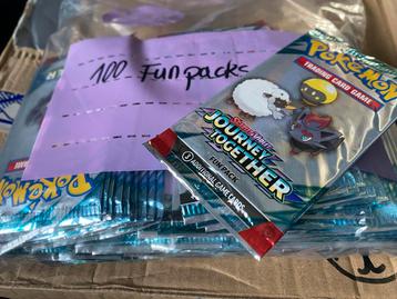 100 Pokemon Journey Together Fun Packs beschikbaar voor biedingen