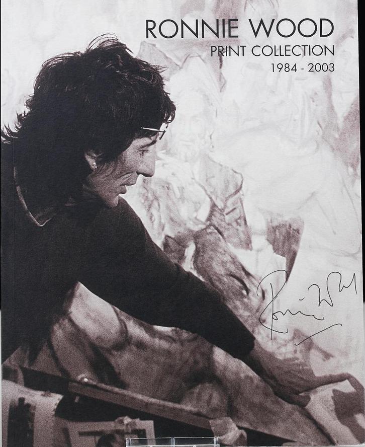 Ronnie Wood prachtig boek PRINT COLLECTION GESIGNEERD!, Cd's en Dvd's, Vinyl | Rock, Nieuw in verpakking, Poprock, Overige formaten