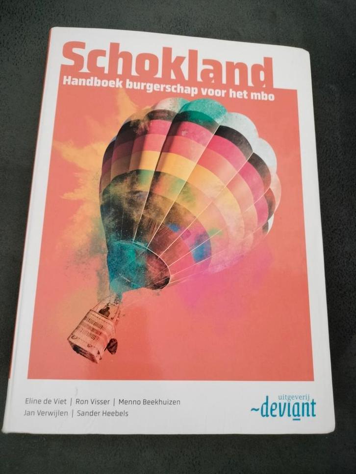 Handboek Schokland burgerschap, Boeken, Informatica en Computer, Zo goed als nieuw, Ophalen