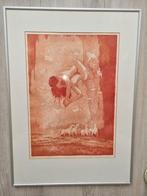 Ets, Antiek en Kunst, Ophalen of Verzenden