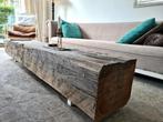 Stoere salontafel - oude balken, Ophalen, Nieuw, 50 tot 100 cm, Minder dan 50 cm
