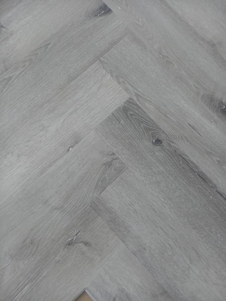 Visgraat Klik PVC Vloer - Actie!, Doe-het-zelf en Verbouw, Vloerdelen en Plavuizen, Nieuw, Laminaat, Kunststof, 50 tot 150 cm