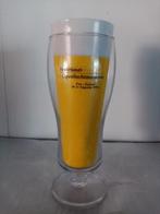 Heineken voetglas met achteropdruk, Verzamelen, Biermerken, Ophalen of Verzenden, Nieuw, Glas of Glazen, Heineken