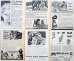 60+ vintage advertenties reclames kapper haren 1935-57 Kemt, Ophalen