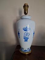 2 prachtige oude tafel lampen - lamp voet / keramiek, Ophalen of Verzenden, Minder dan 50 cm