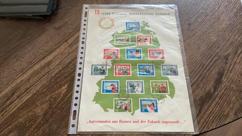 #148 Gestempeld vel DDR 15 jr, Postzegels en Munten, Postzegels | Europa | Duitsland, DDR, Ophalen of Verzenden