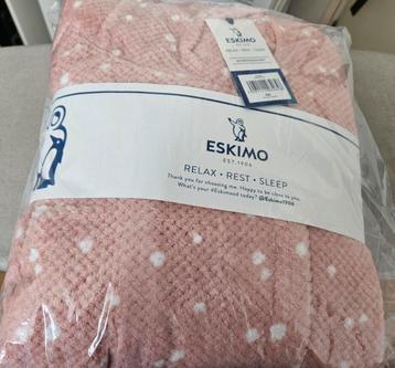 Nieuwe Eskimo badjas - oudroze fleece - XXL 44 /47 beschikbaar voor biedingen