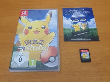 OPRUIMEN | SWITCH | Pokemon Let's Go Pikachu beschikbaar voor biedingen