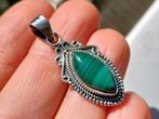 Vanoli 925 zilveren kettinghanger met malachiet, Sieraden, Tassen en Uiterlijk, Kettinghangers, Daiva1973@hotmail.com, Vanoli