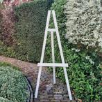 Bruiloft decoratie, houten schildersezel creme, welkomstbord, Hobby en Vrije tijd, Feestartikelen | Verhuur, Ophalen, Nieuw, Geboorte of Huwelijk