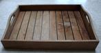 houten dienblad, Ophalen of Verzenden, Gebruikt, Rechthoekig, Hout