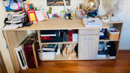 Bureau en kledingkast met spiegel, Huis en Inrichting, Kasten | Computermeubels, Zo goed als nieuw, Ophalen