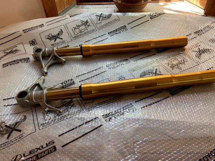 Ducati Panigale ohlins vork met manuele R cartridge 1299, Motoren, Onderdelen | Ducati, Gereviseerd, Ophalen of Verzenden