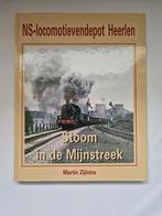 Boek NS-locomotievendepot Heerlen / stoom in de Mijnstreek., Boeken, Vervoer en Transport, Gelezen, Ophalen of Verzenden