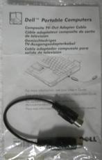 DELL Composite TV-Out Adapter Cable. Nieuw. DELL P/N 07309P., Computers en Software, Ophalen of Verzenden, Nieuw