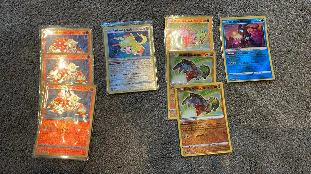 Pokemon radiant kaarten, Ophalen of Verzenden, Zo goed als nieuw, Speelkaart(en)