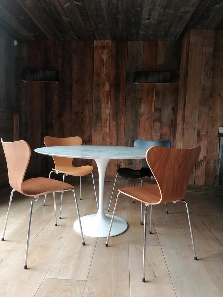 Knoll Saarinen Tulip eettafel, Huis en Inrichting, Tafels | Eettafels, Zo goed als nieuw, 100 tot 150 cm, 100 tot 150 cm, Rond