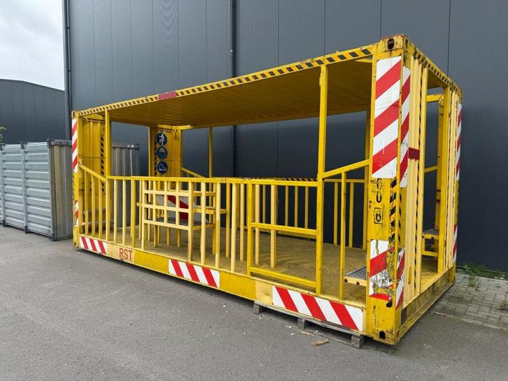 Gebruikte 20ft personenkooi / hijskorf voor personeel., Zakelijke goederen, Machines en Bouw | Keten en Containers, Ophalen