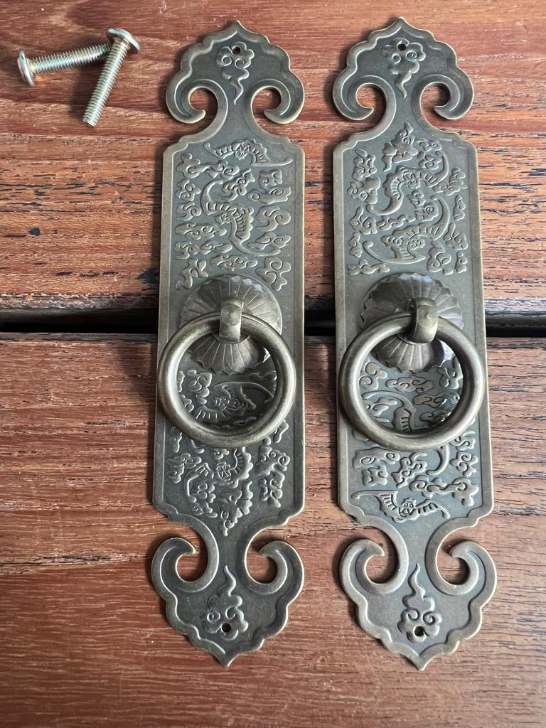 Chinees beslag voor chinese bruidskast en oosterse kast, Huis en Inrichting, Woonaccessoires | Overige, Verburgt Vintage, Nieuw